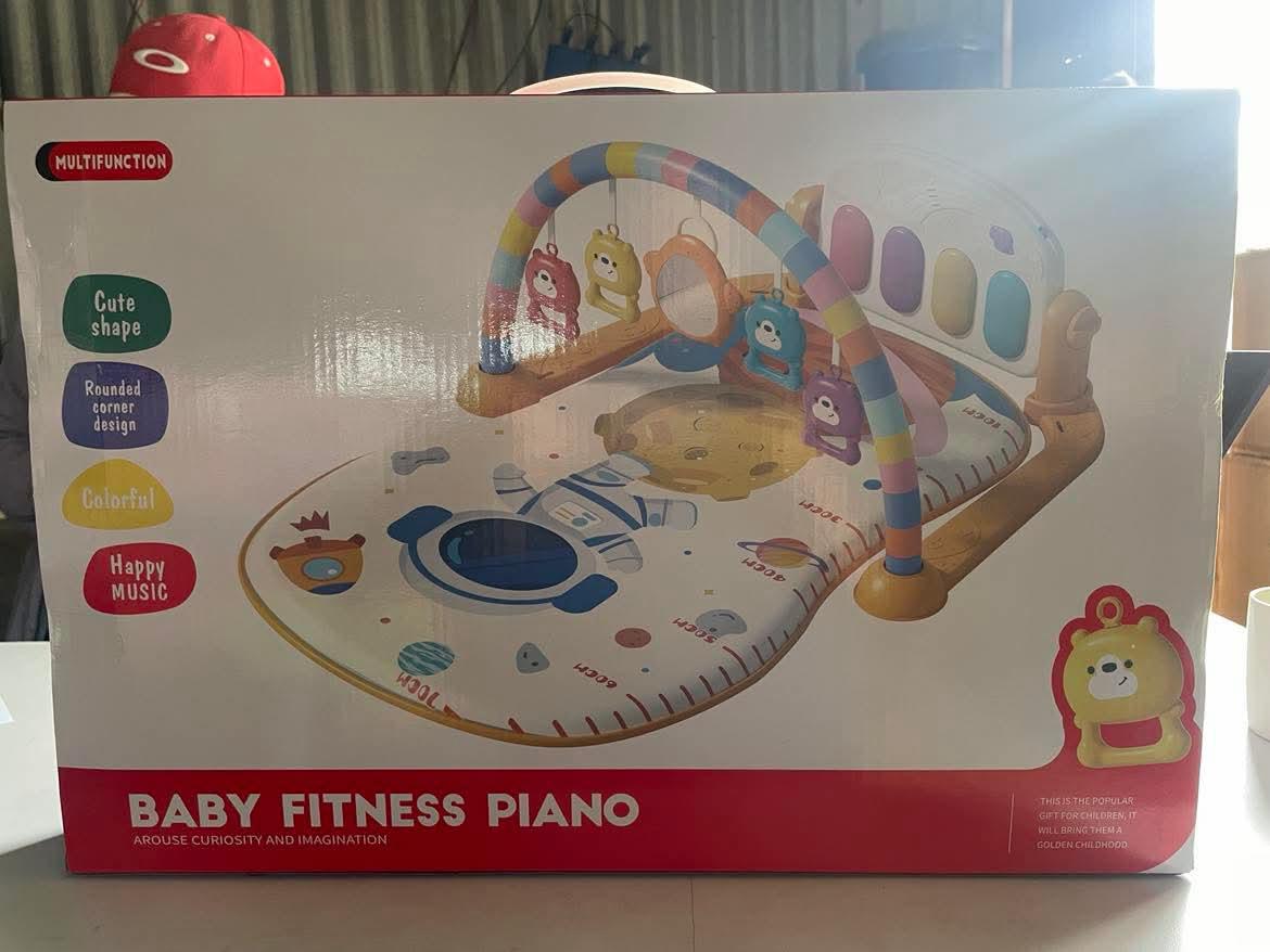 Multifunction Baby Kick & Play Piano Gym Mat – Musical Activity Playmat for Infants & Toddlers