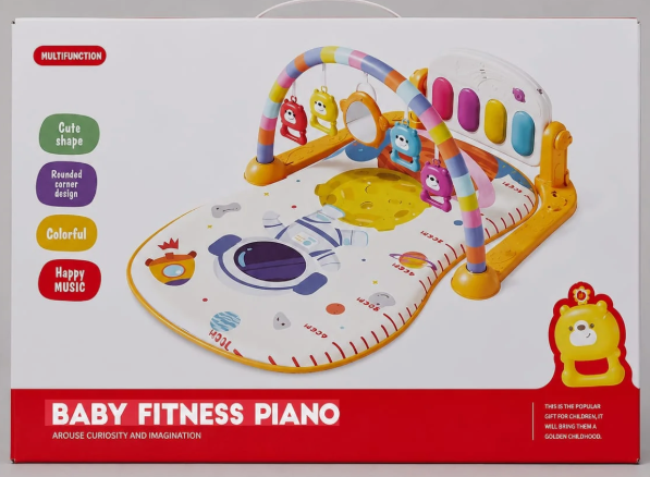 Multifunction Baby Kick & Play Piano Gym Mat – Musical Activity Playmat for Infants & Toddlers