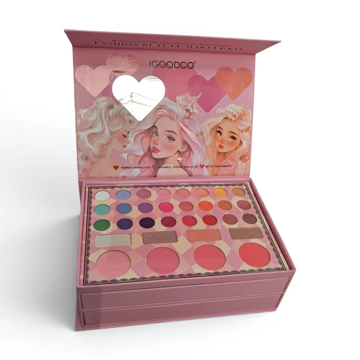 IGOODCO Fashion Beauty Makeup Kit – Multi-Drawer All-in-One Kids & Teens Cosmetic Gift Set